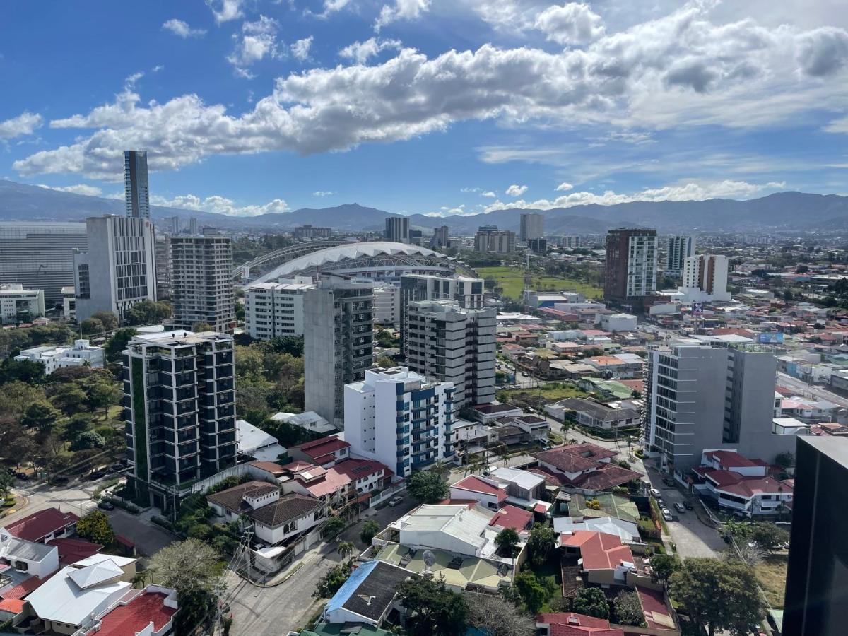 Cozy Apartment With Terrace, Sj Cosmopolitan Tower #402 San José Exterior foto