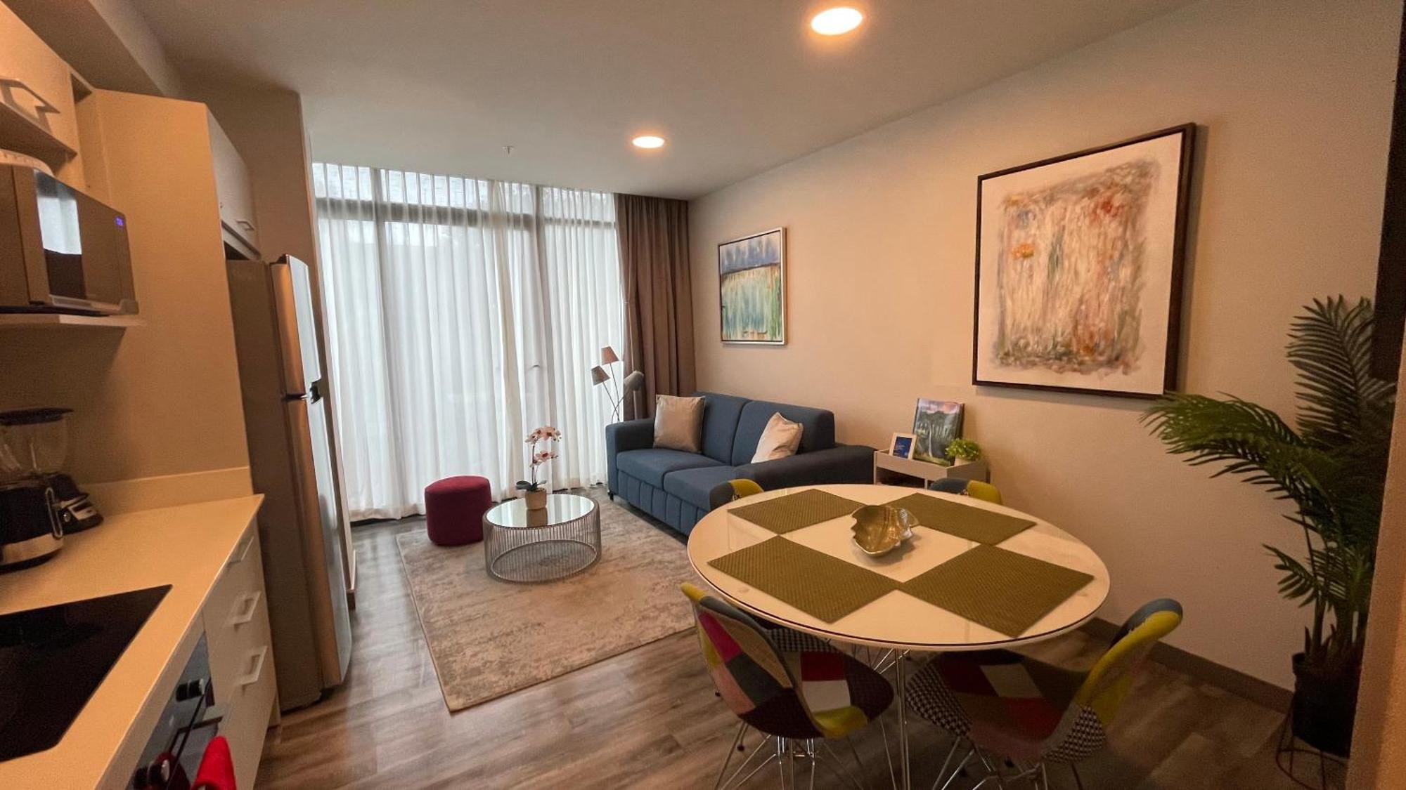 Cozy Apartment With Terrace, Sj Cosmopolitan Tower #402 San José Exterior foto
