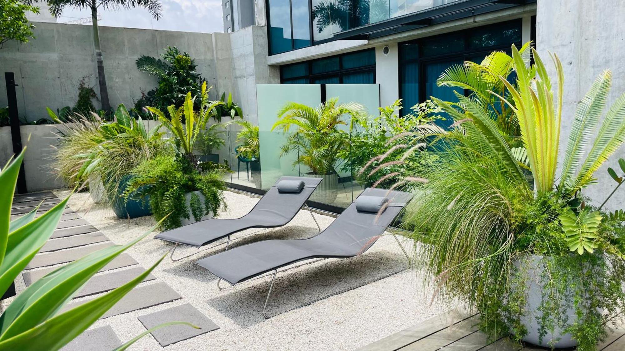Cozy Apartment With Terrace, Sj Cosmopolitan Tower #402 San José Exterior foto